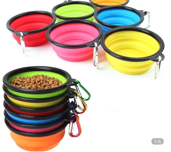 BratPup Collapsible Silicone Bowls